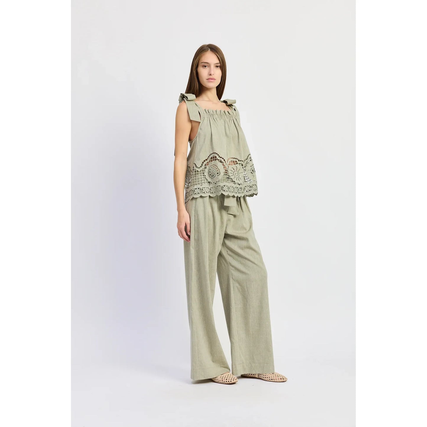 Adele Embroidered Top