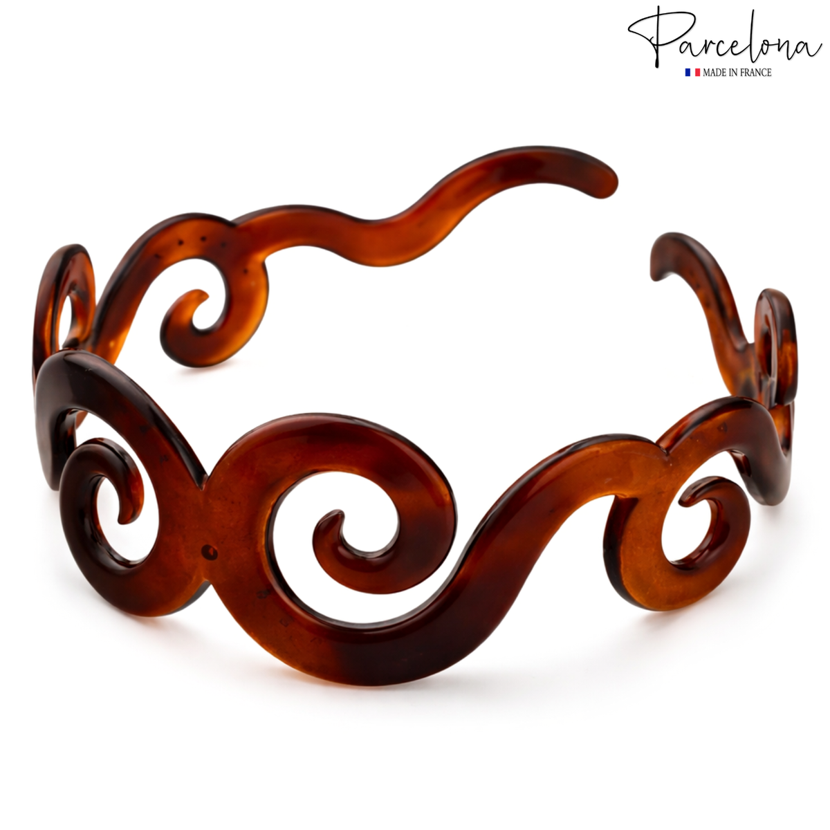 French Swirls Wide Headband