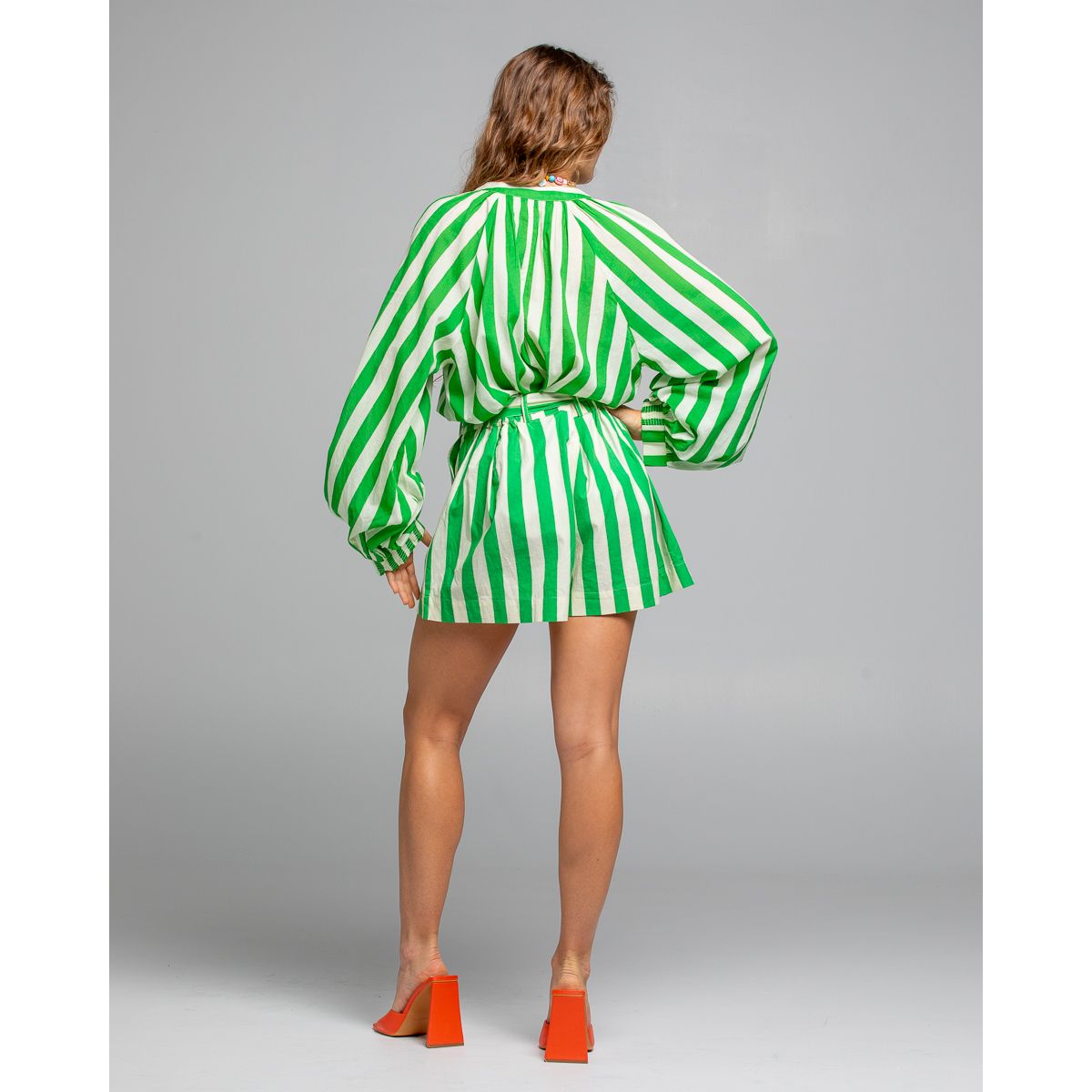 Resort Apple Short - Apple Stripe