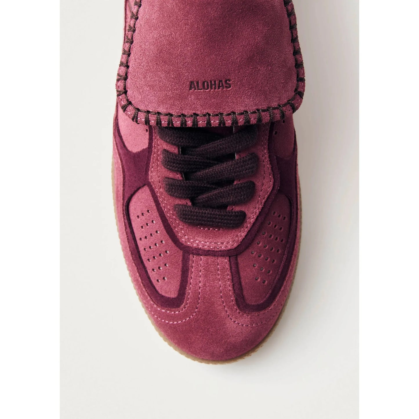 Tb.490 Club Suede Raspberry Leather Sneakers