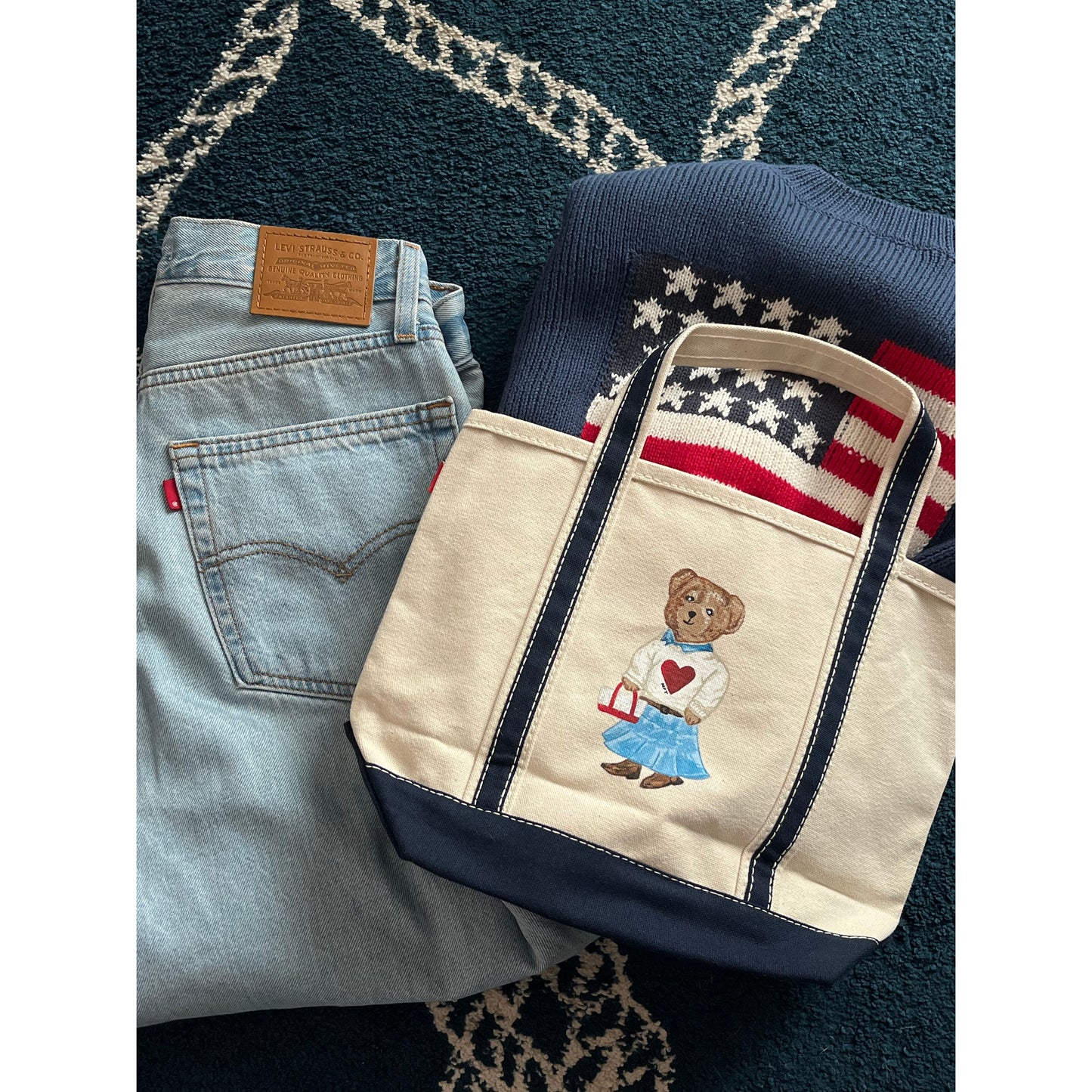 Bleutral x THRYN Hand Painted Totes