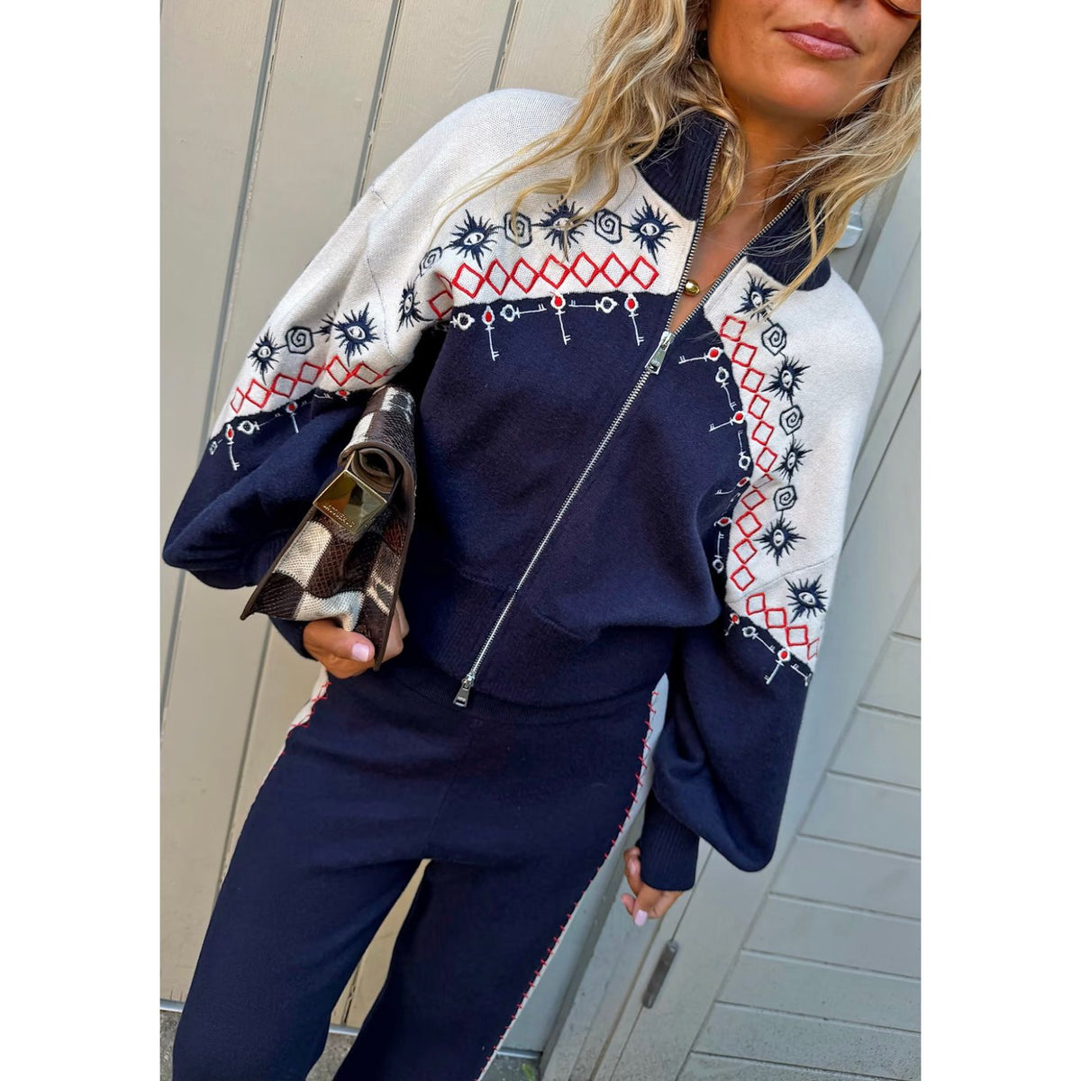 Odette Zip Cardigan
