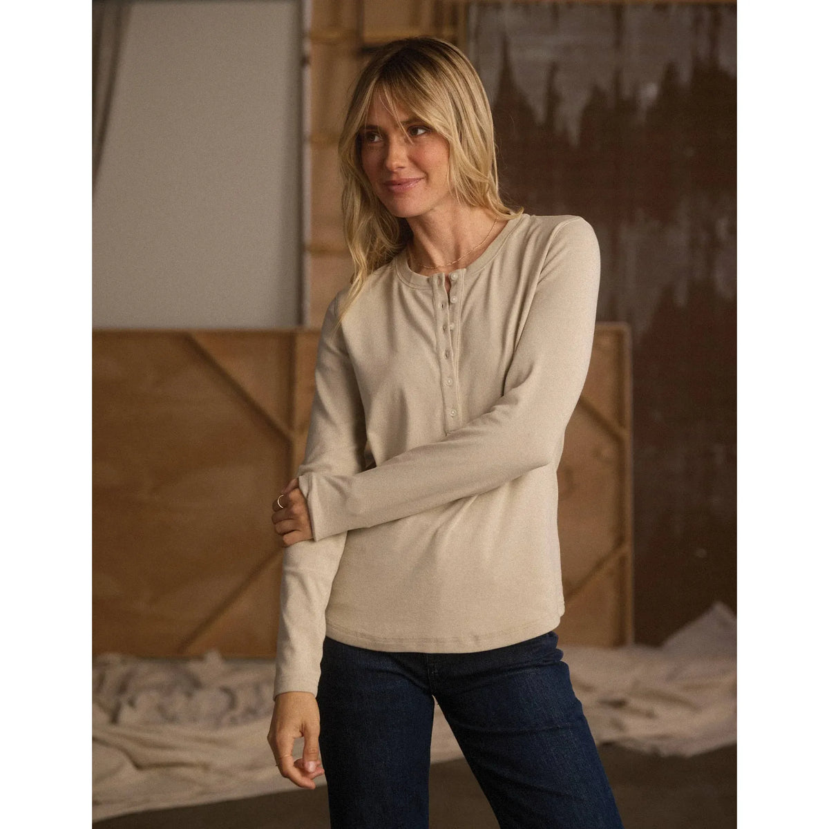 Puremeso Henley / Pumice