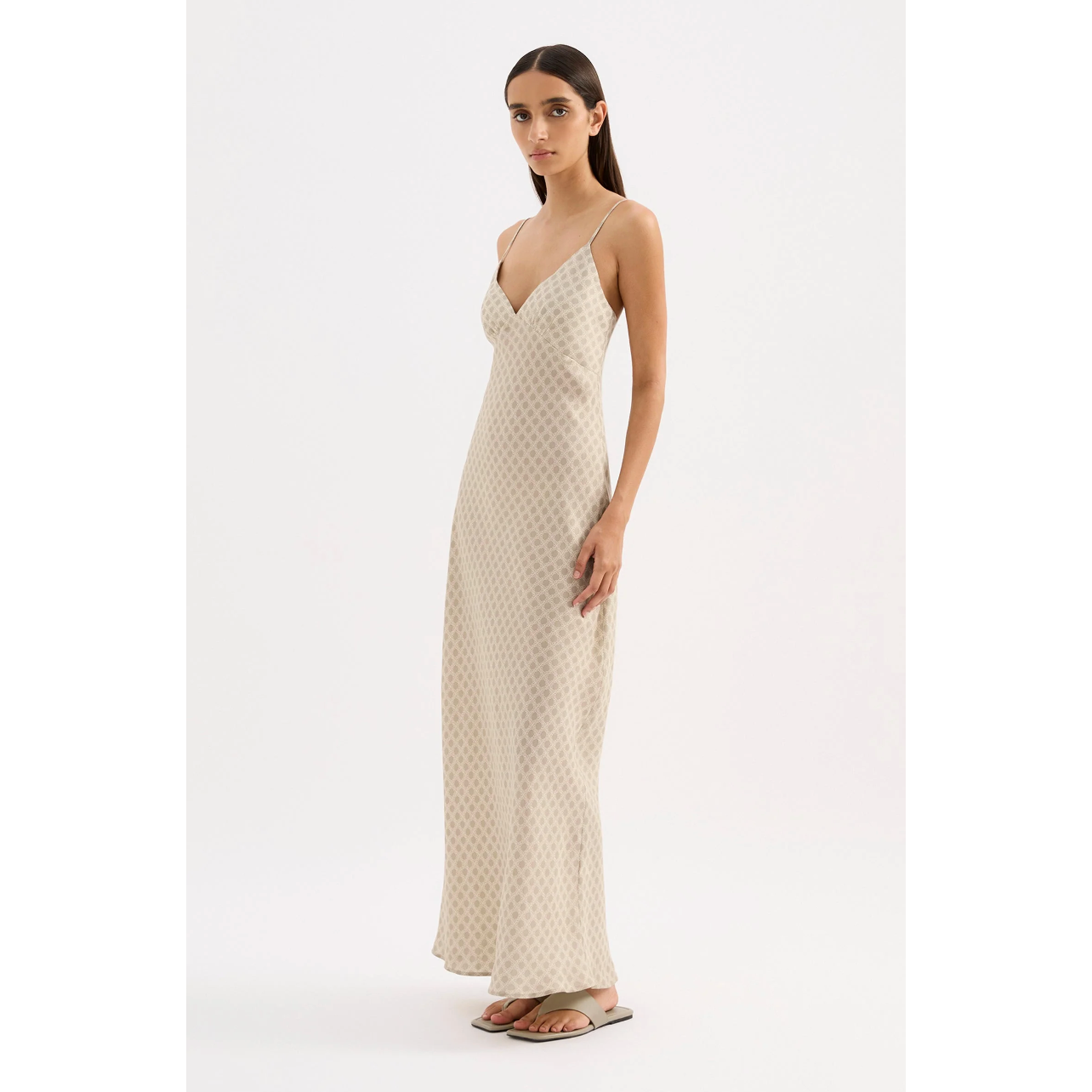 Cosmos Cupro Slip Dress