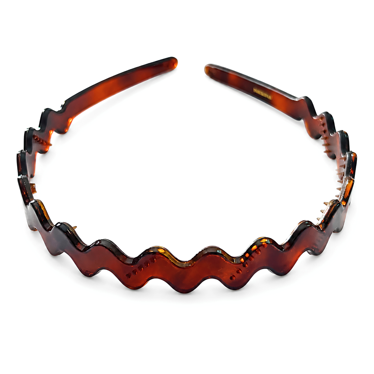 French Wave Thin Tortoise Shell Headband