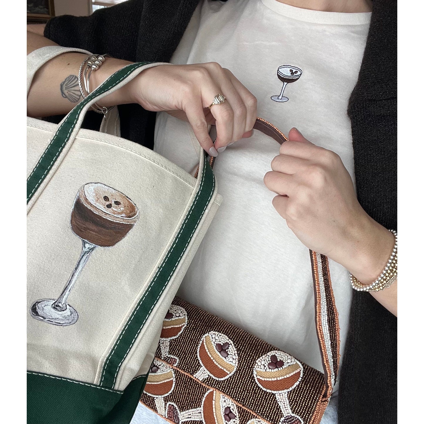 Bleutral x THRYN Hand Painted Totes