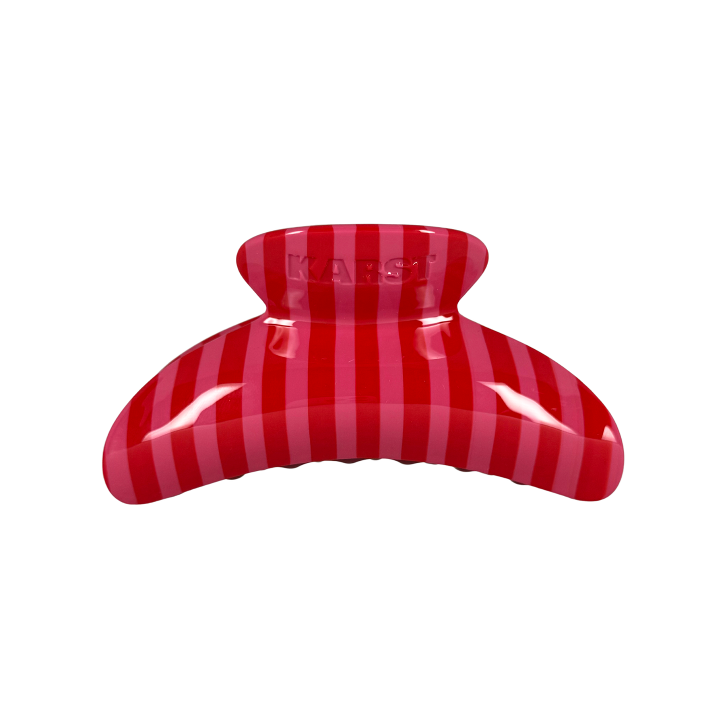 SuperClip Hair Claw — Candy Cane Stripe