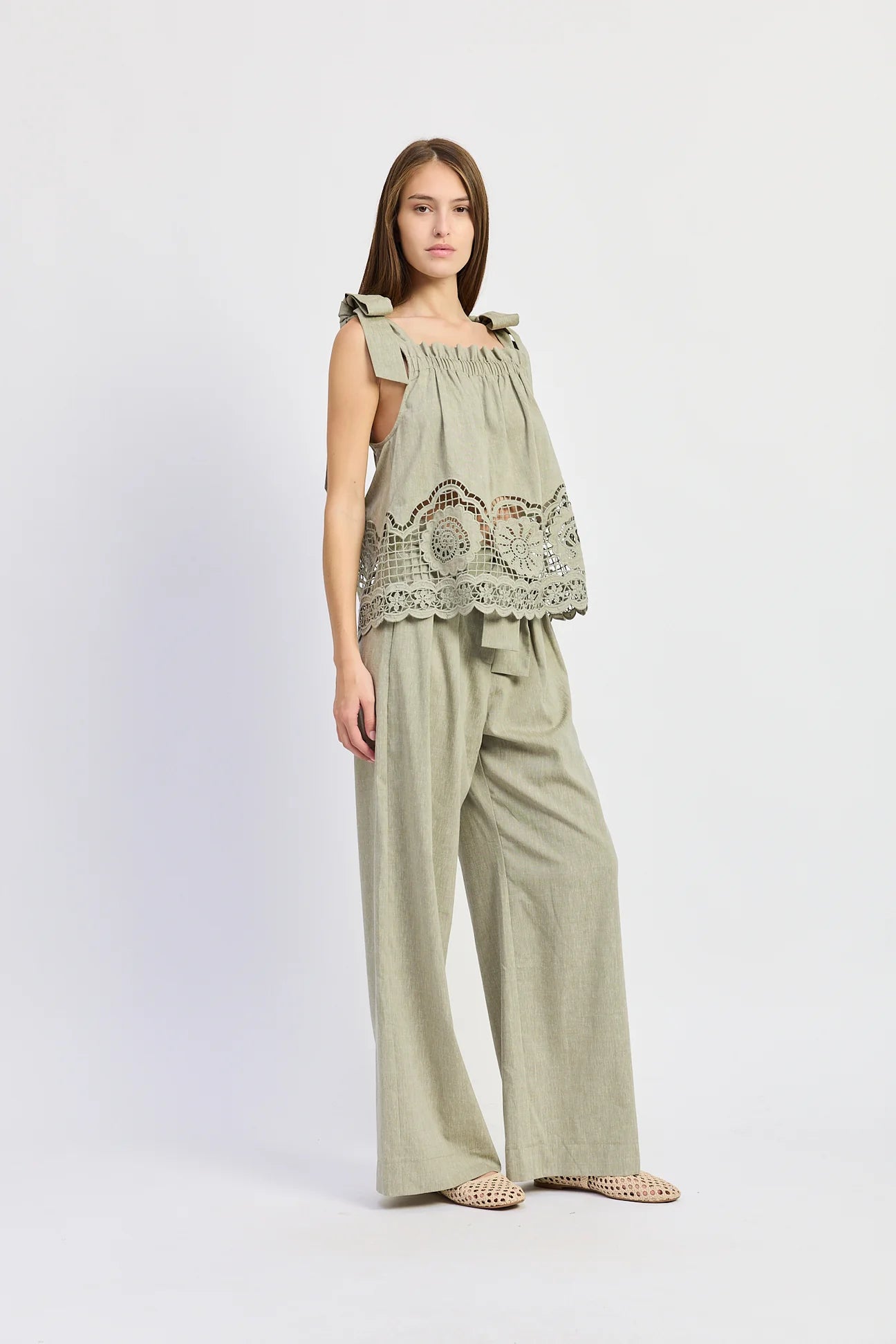 Adele Embroidered Top