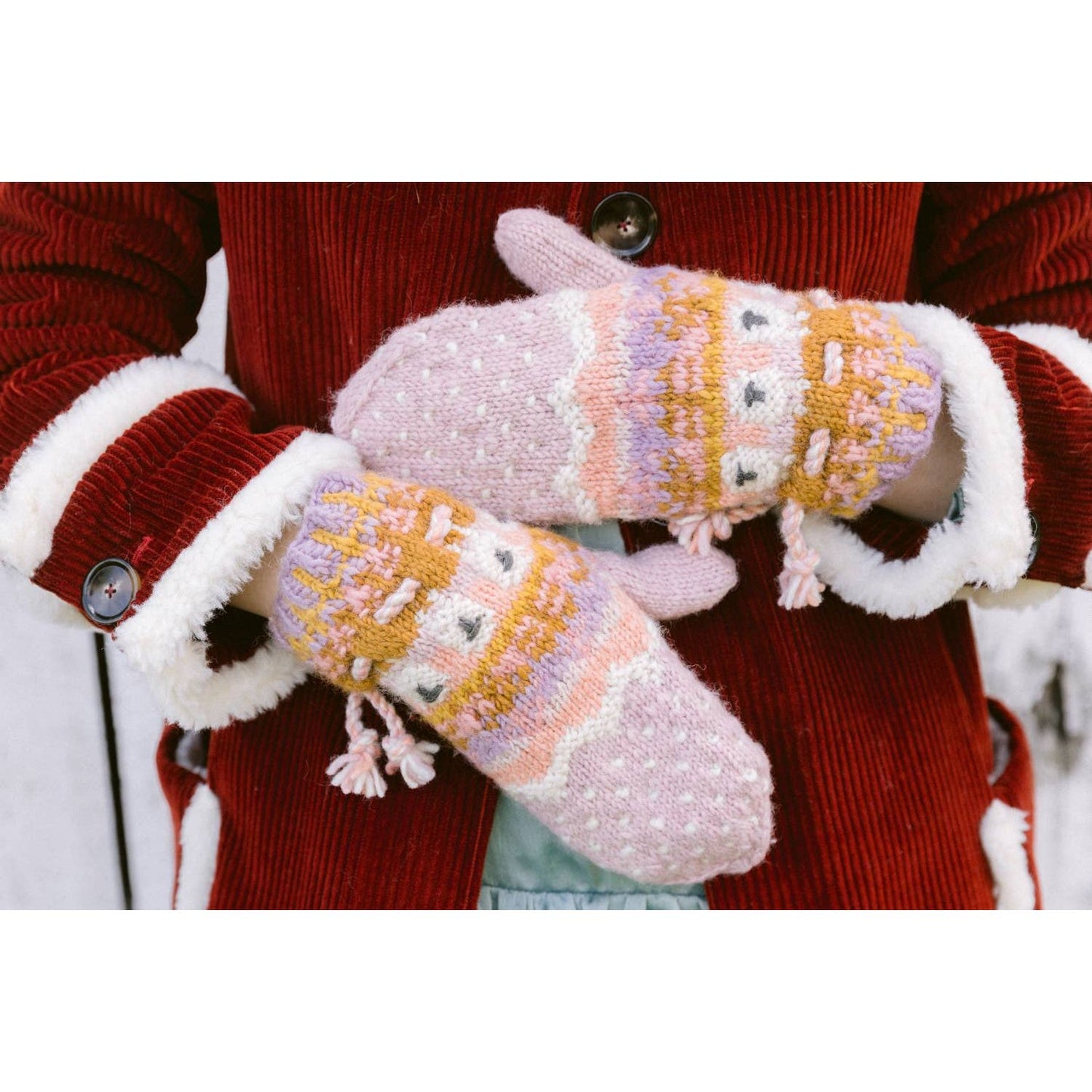 Suffolk Sheep Mittens