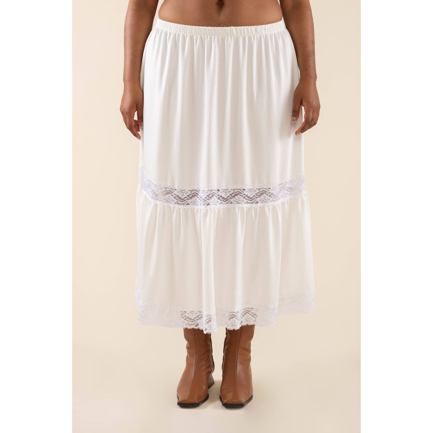 Arden Lace Midi Skirt