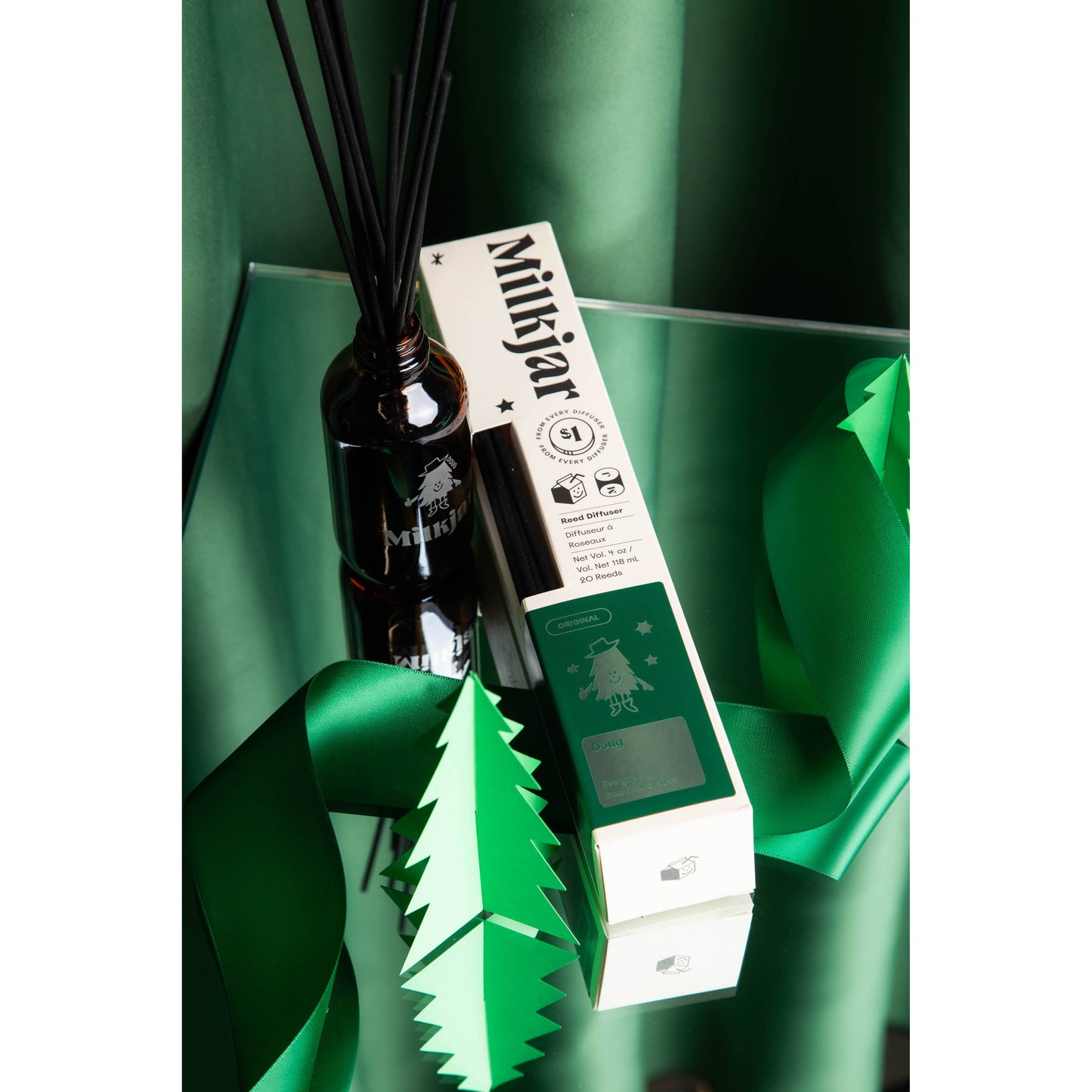 Doug - Bourbon, Evergreen & Musk 4oz Reed Diffuser