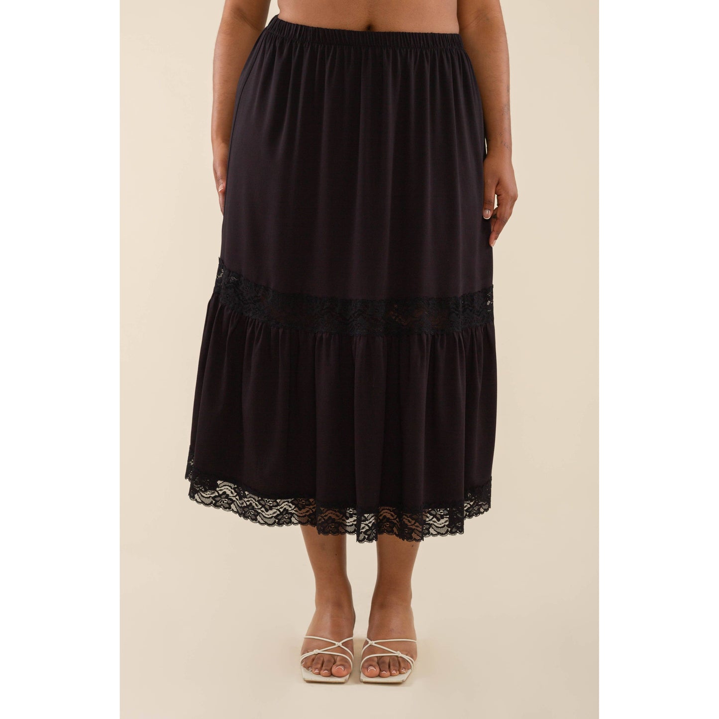 Arden Lace Midi Skirt