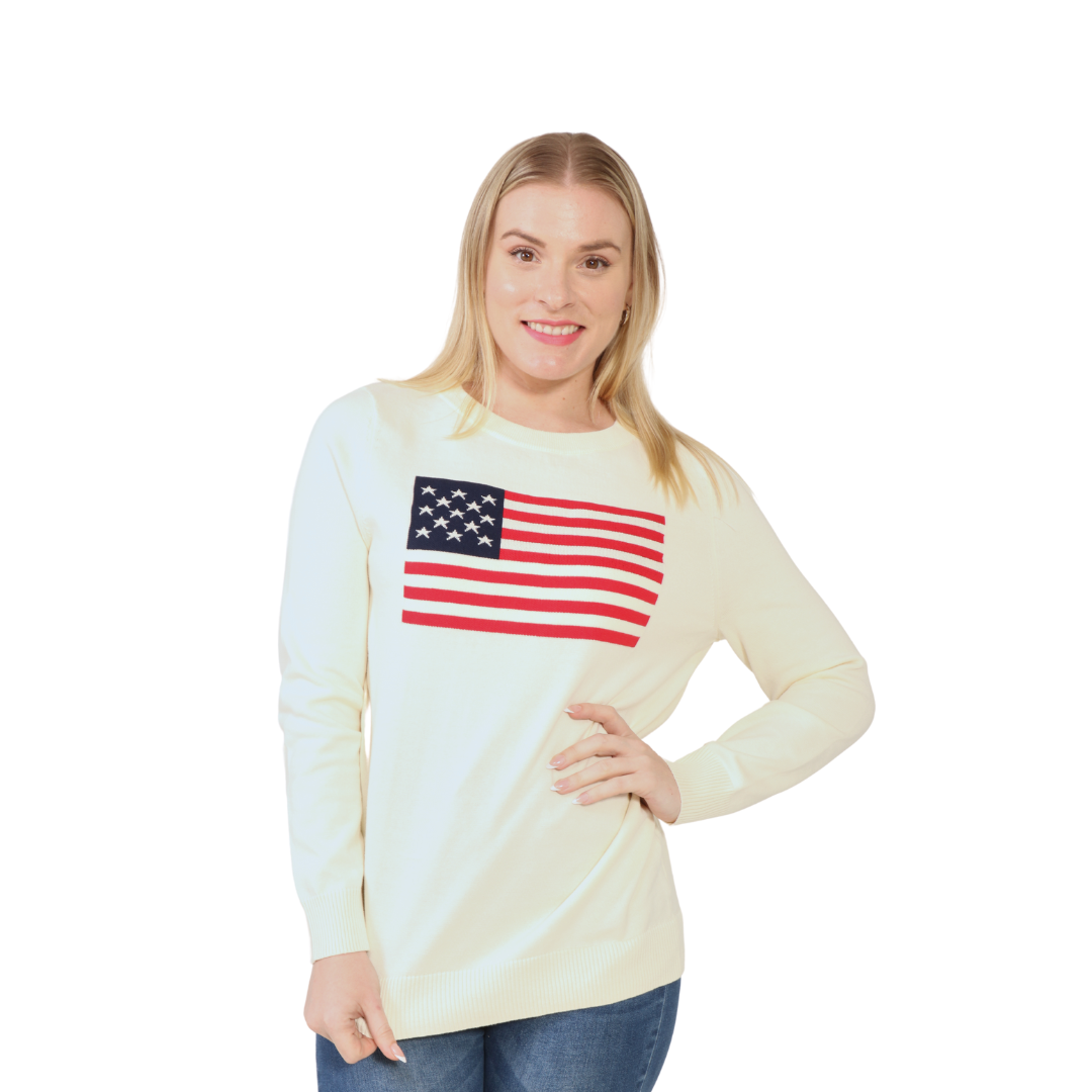 Red White & Blue Sweater