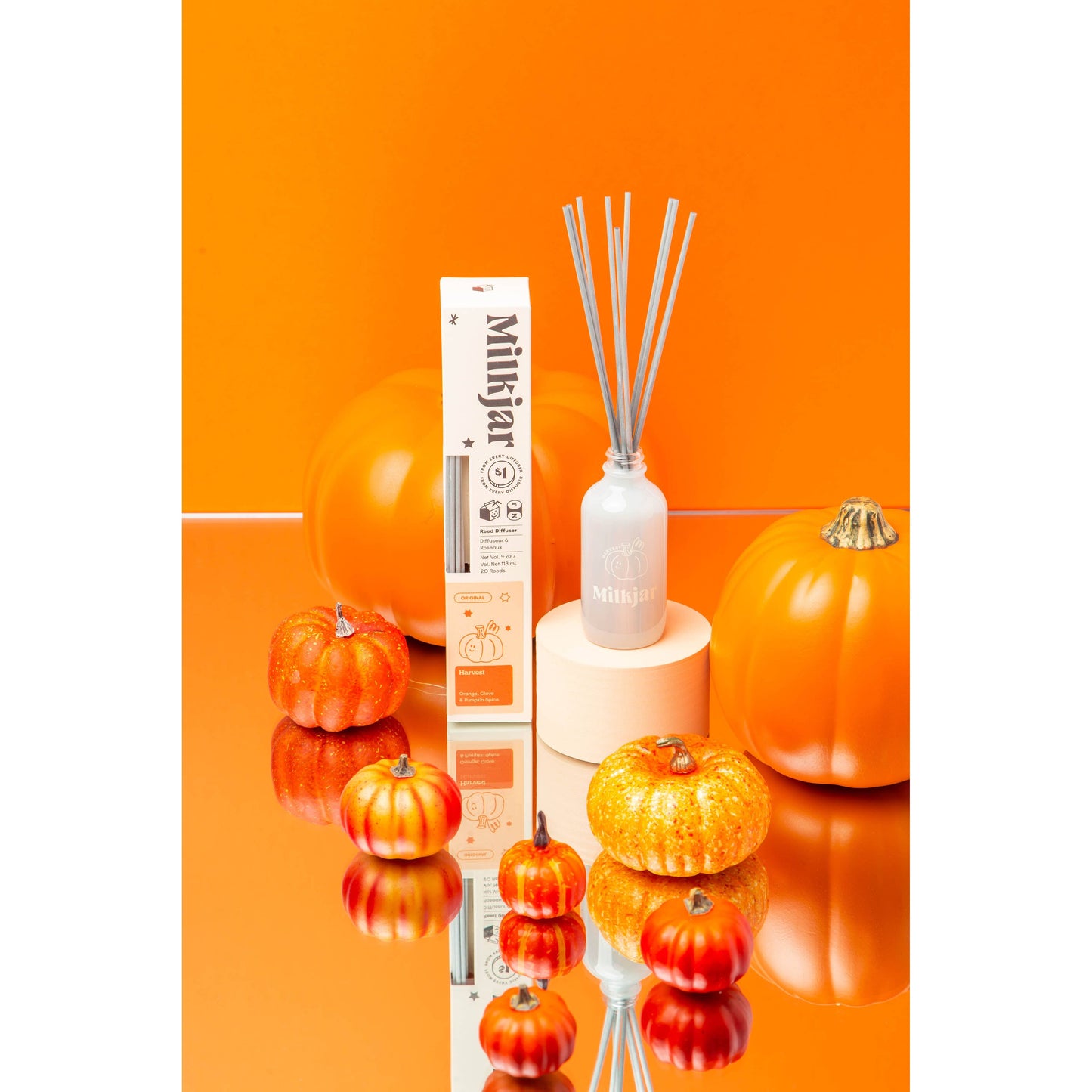 Harvest - Orange, Clove & Pumpkin Spice 4oz Reed Diffuser