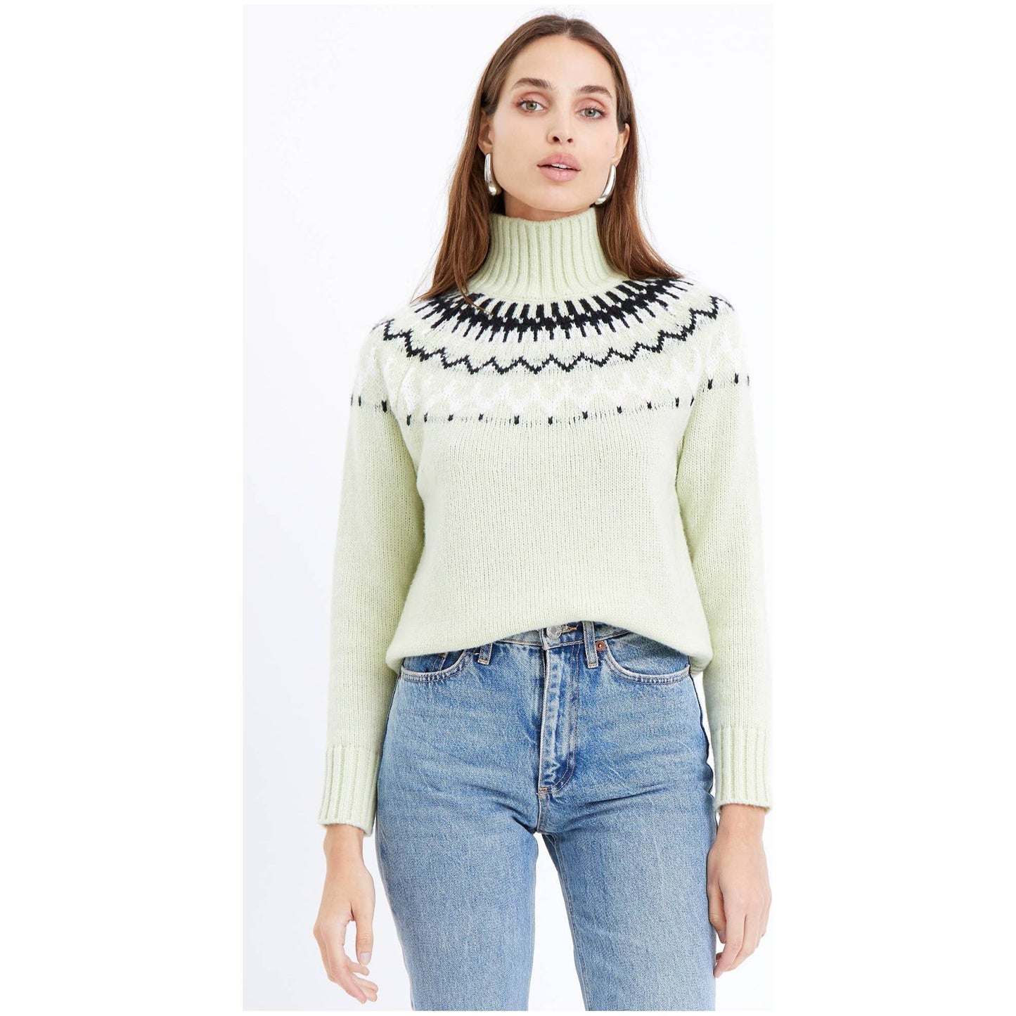 Rita Mock Neck Sweater