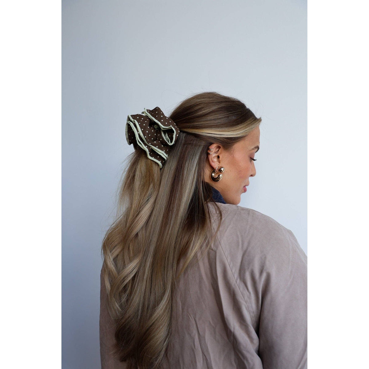 Polka Dot Scrunchie