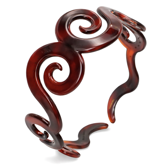 French Swirls Wide Headband