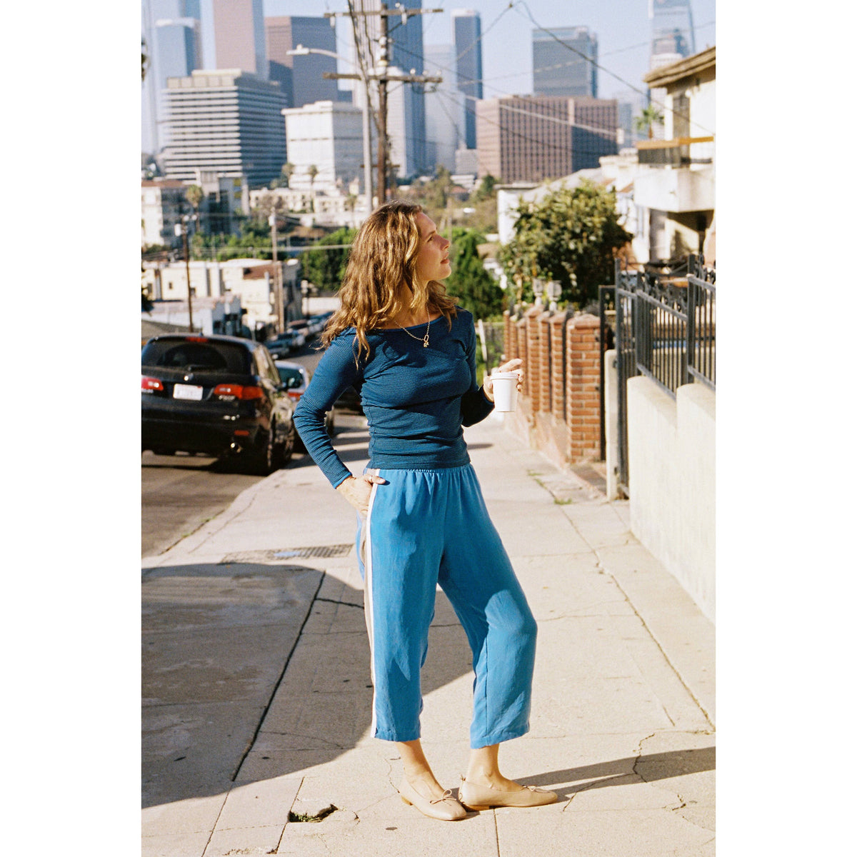 Cupro Crop Pant