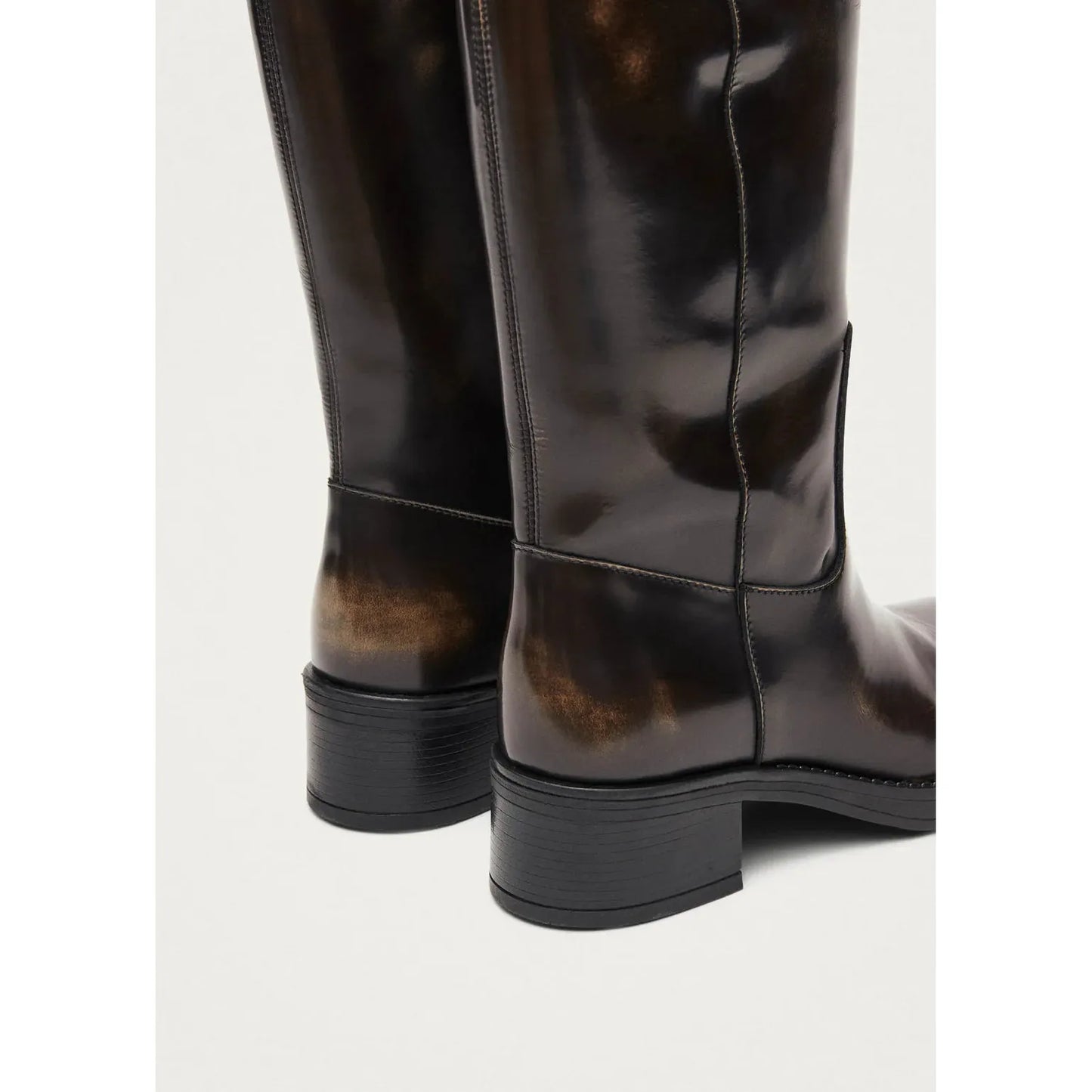 Sajan Brown Leather Boots