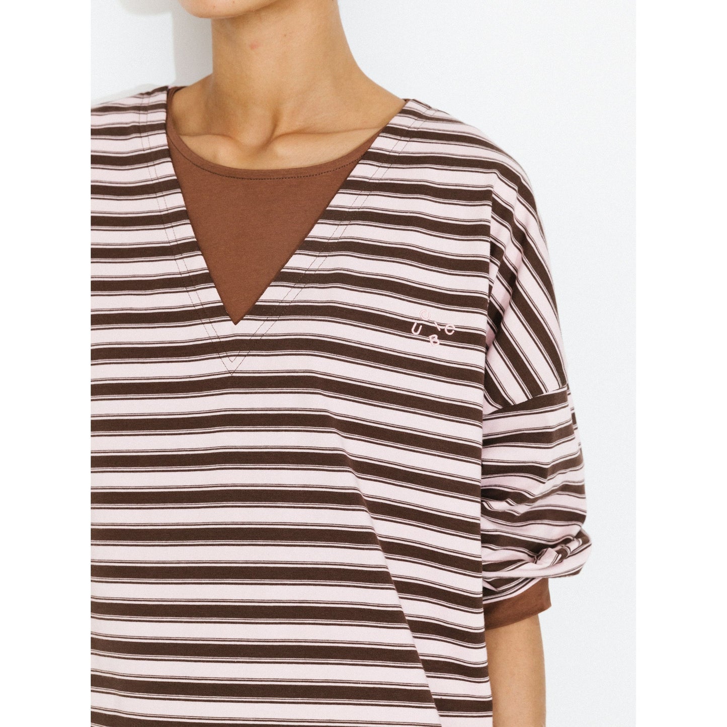 Stripe Oversized Long-Sleeve Top