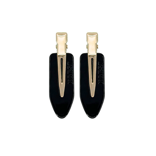 Creaseless Clips (Set of 2) — Noir