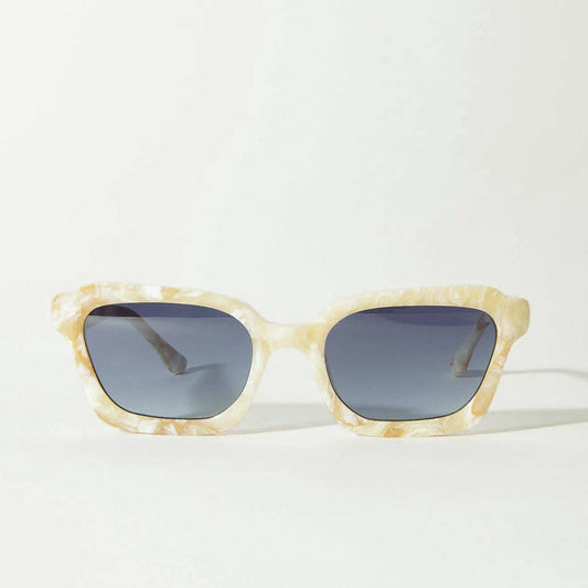 Linen Meringue White Sunglasses