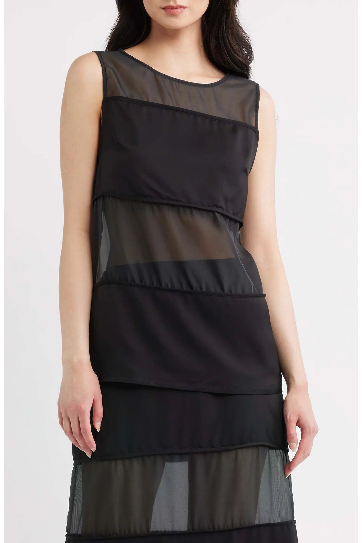 Rene Semi Sheer Panel Tank