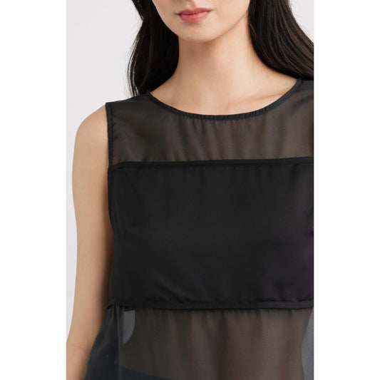 Rene Semi Sheer Panel Tank