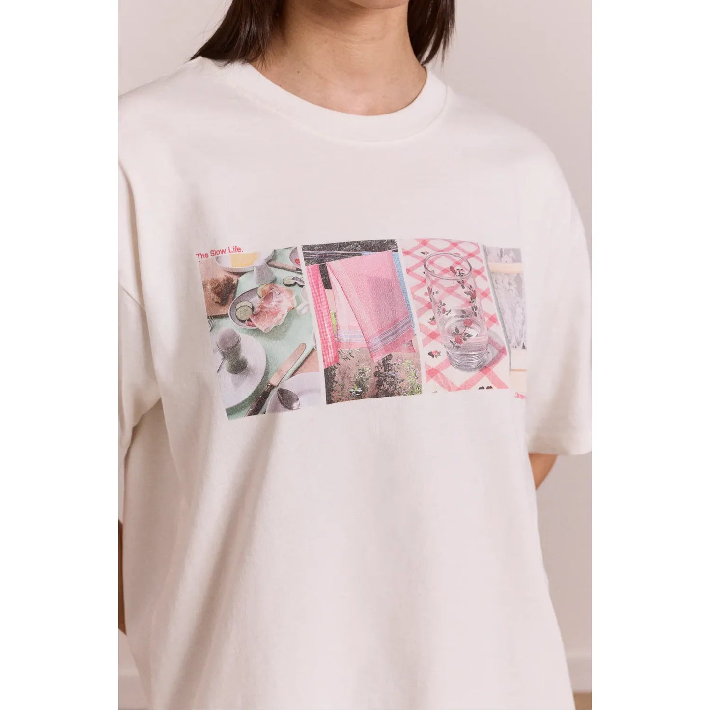 Slow Life Crossword Graphic Tee