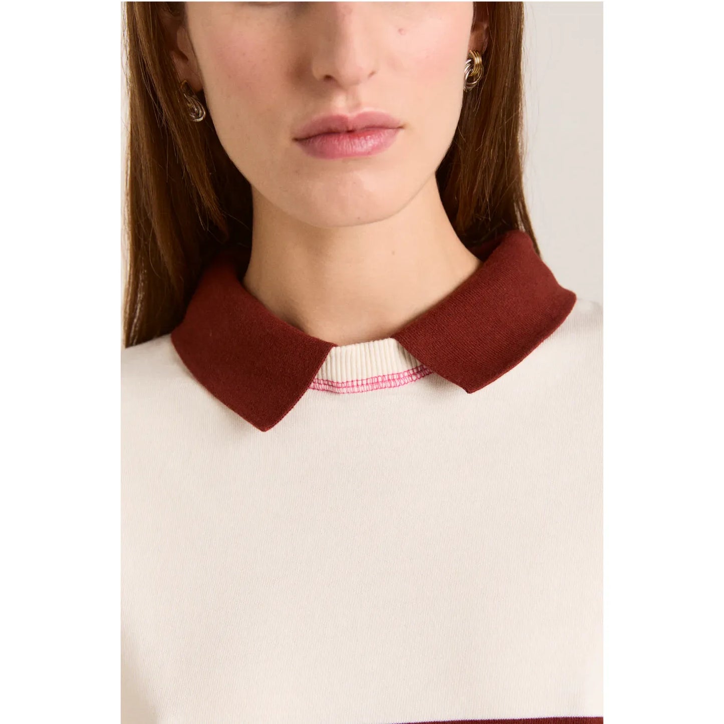 Olina Placement Stripe Rugby