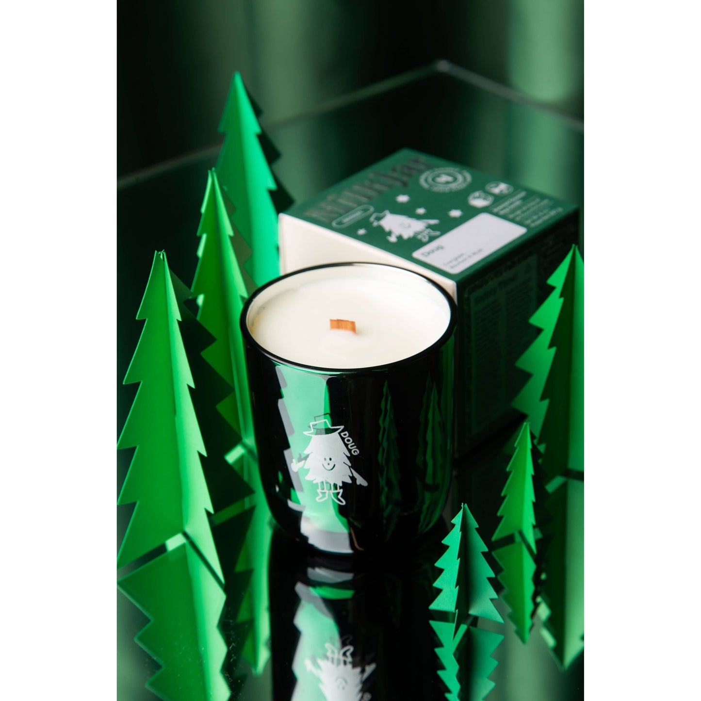 Doug - Evergreen, Bourbon & Musk Coconut Soy 8oz Candle