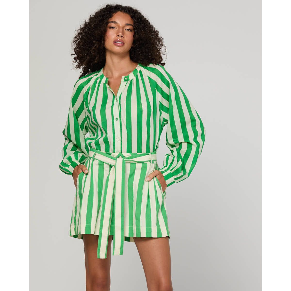 Resort Apple Short - Apple Stripe