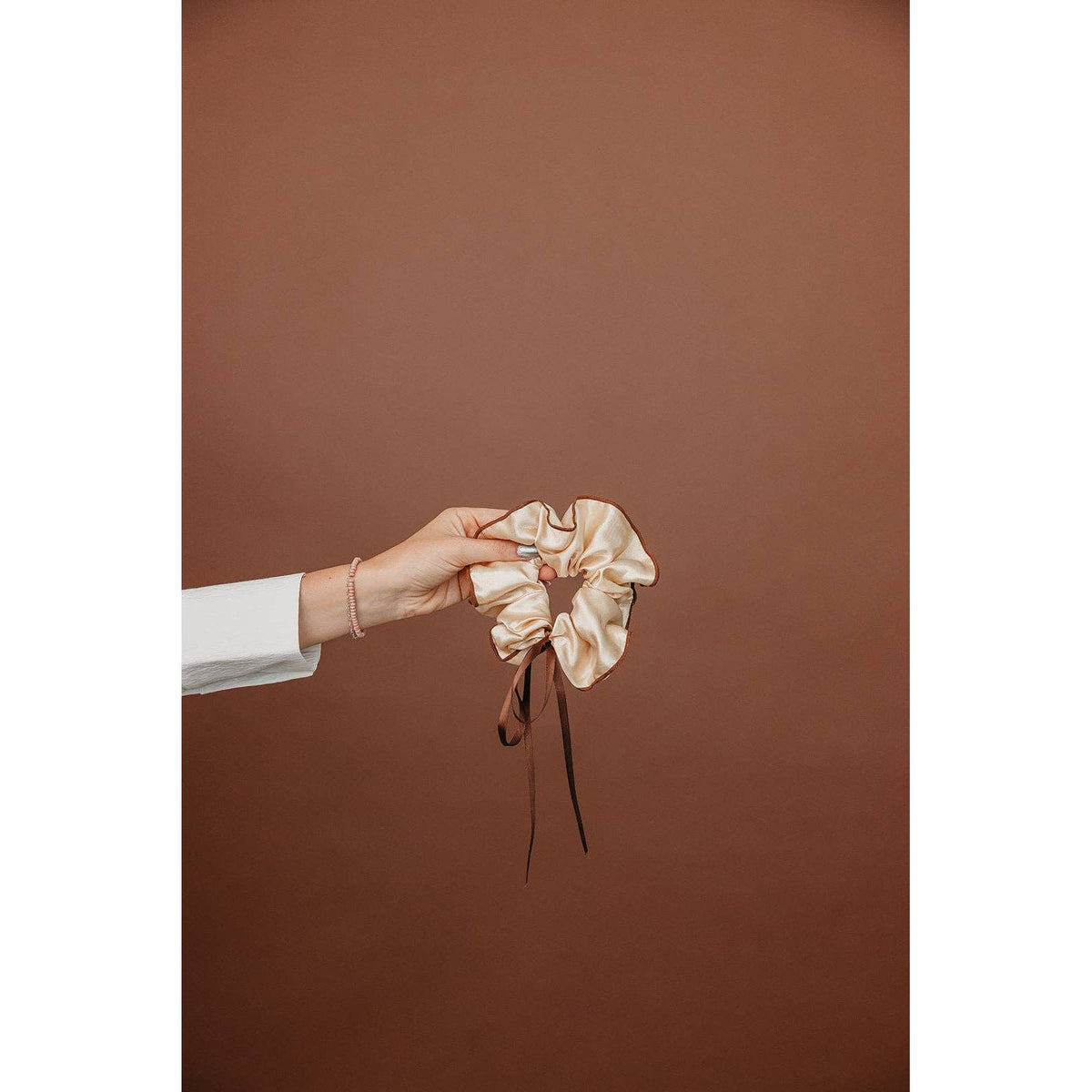 KAXI Cream Scrunchie