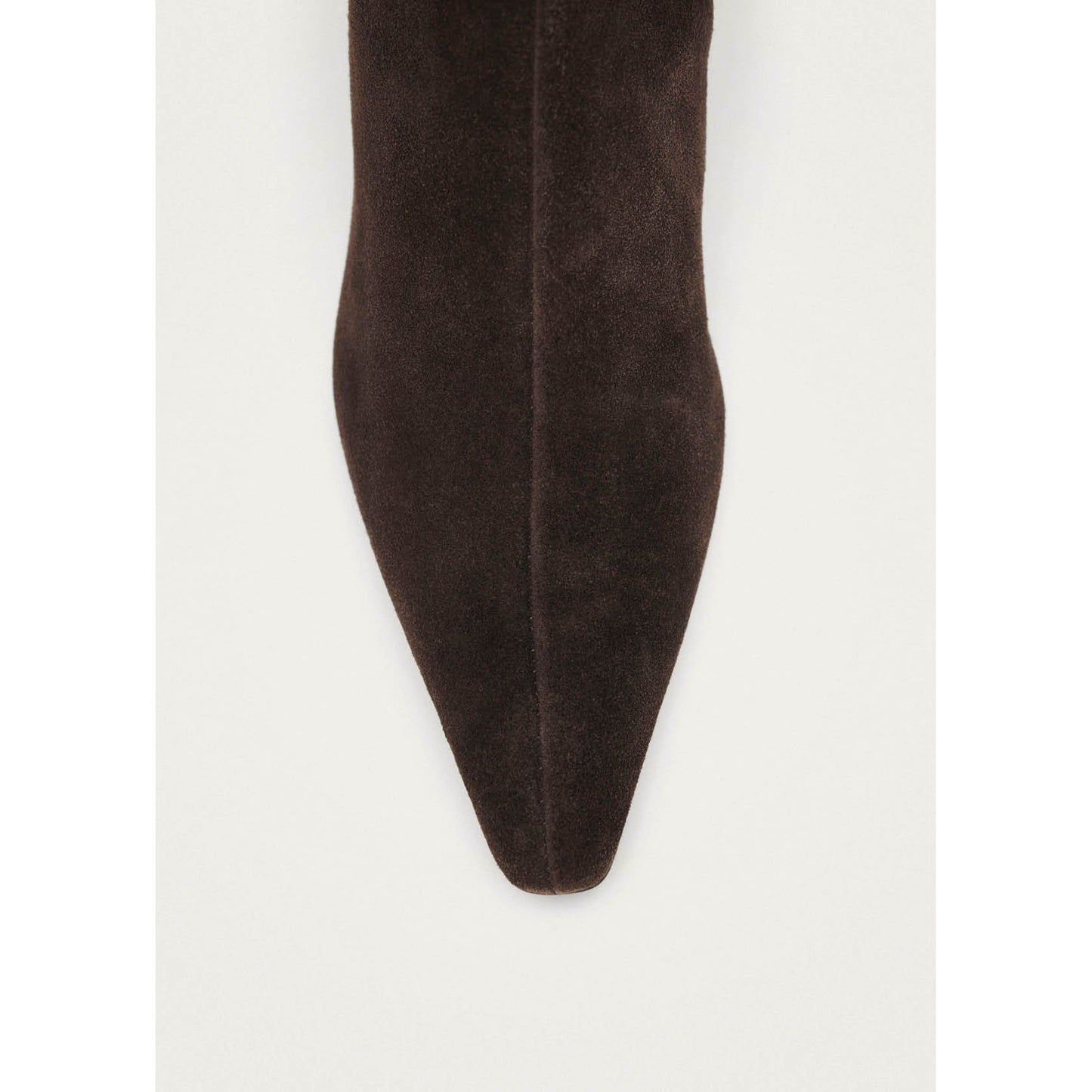 Ambar Suede Brown Leather Ankle Boots