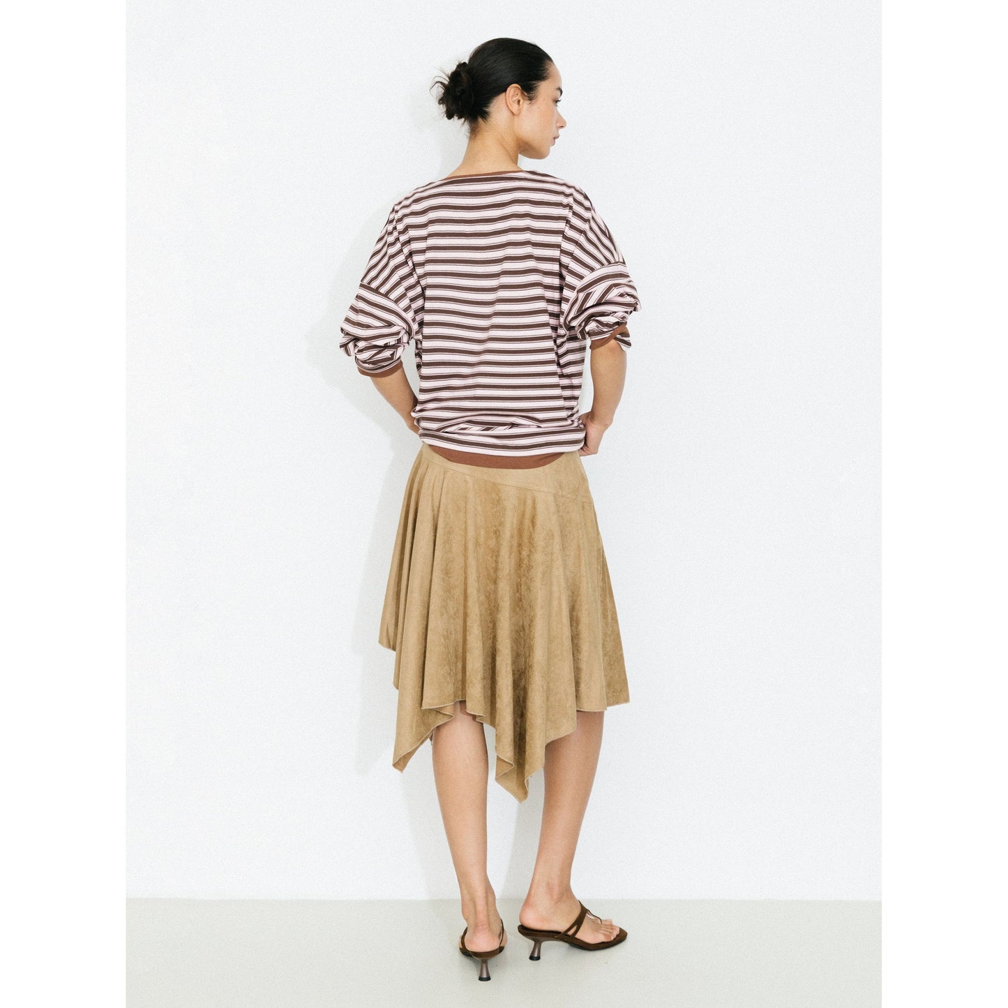 Stripe Oversized Long-Sleeve Top