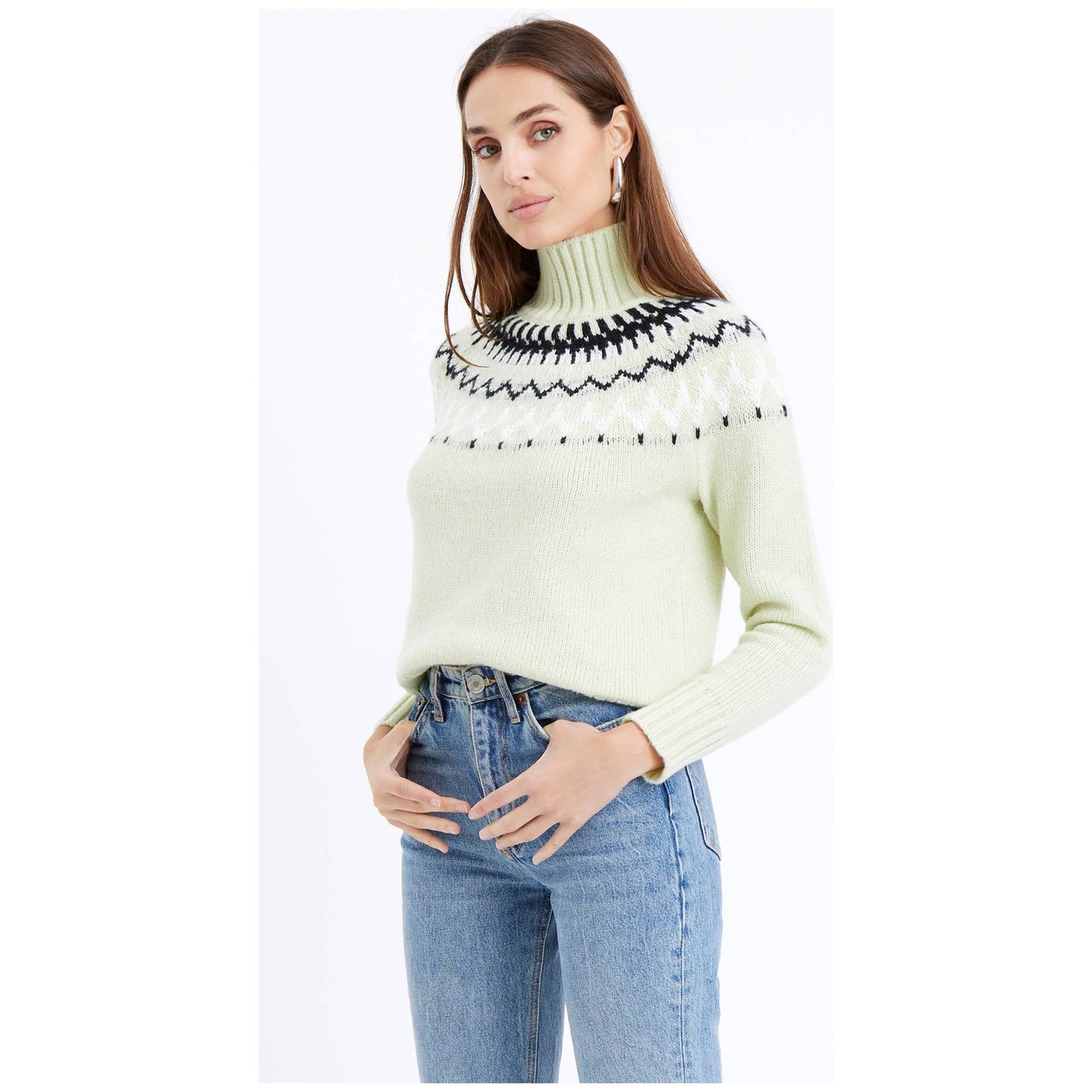 Rita Mock Neck Sweater