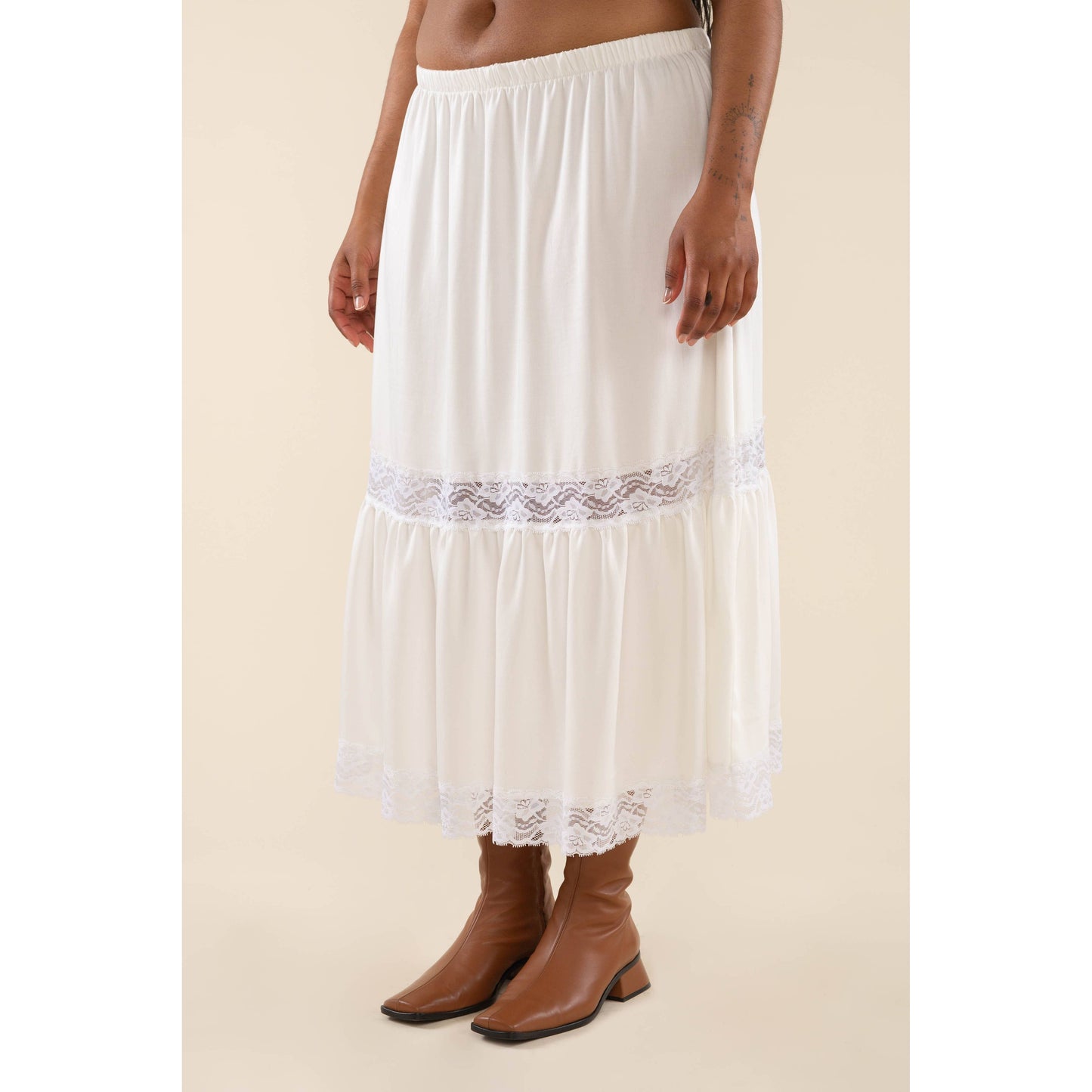 Arden Lace Midi Skirt