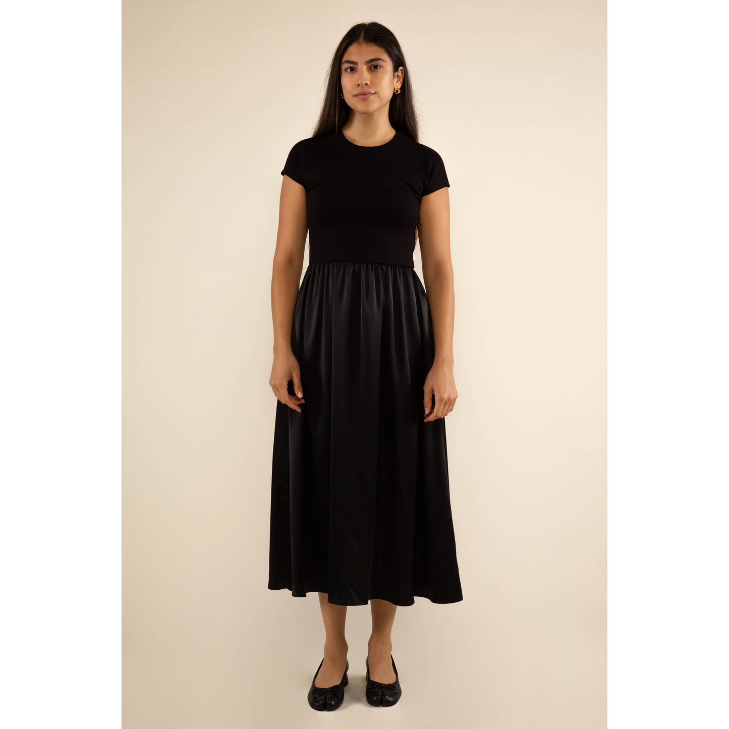 Fanny Contrast Midi Dress