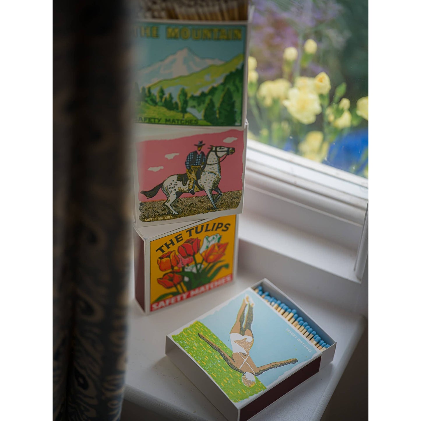 Tulips |  Square - Safety Matches