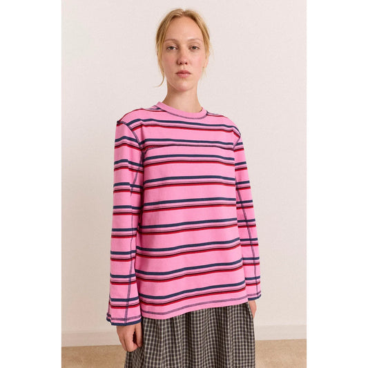 Samara Tee - Pink Stripe