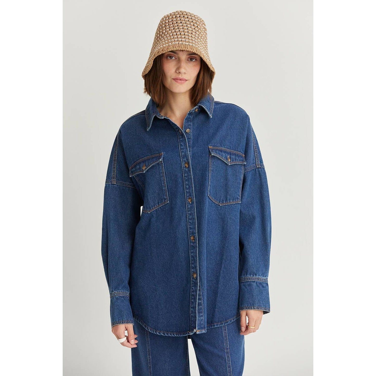 Gianna Denim Button Up Shirt