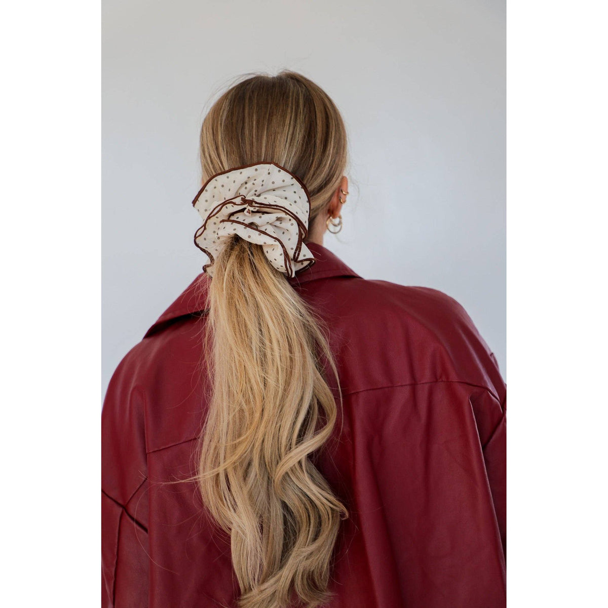 Polka Dot Scrunchie