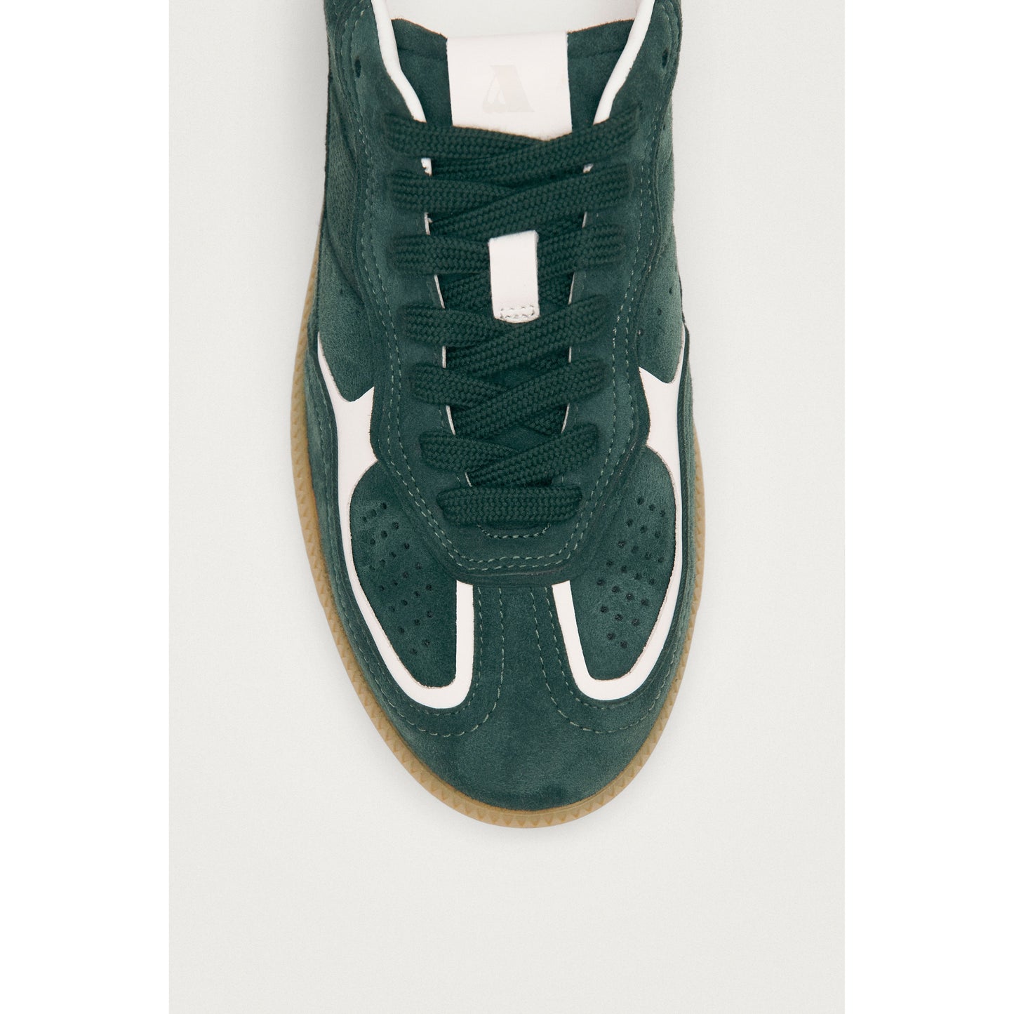 Tb.490 Rife Forest Green Leather Sneakers