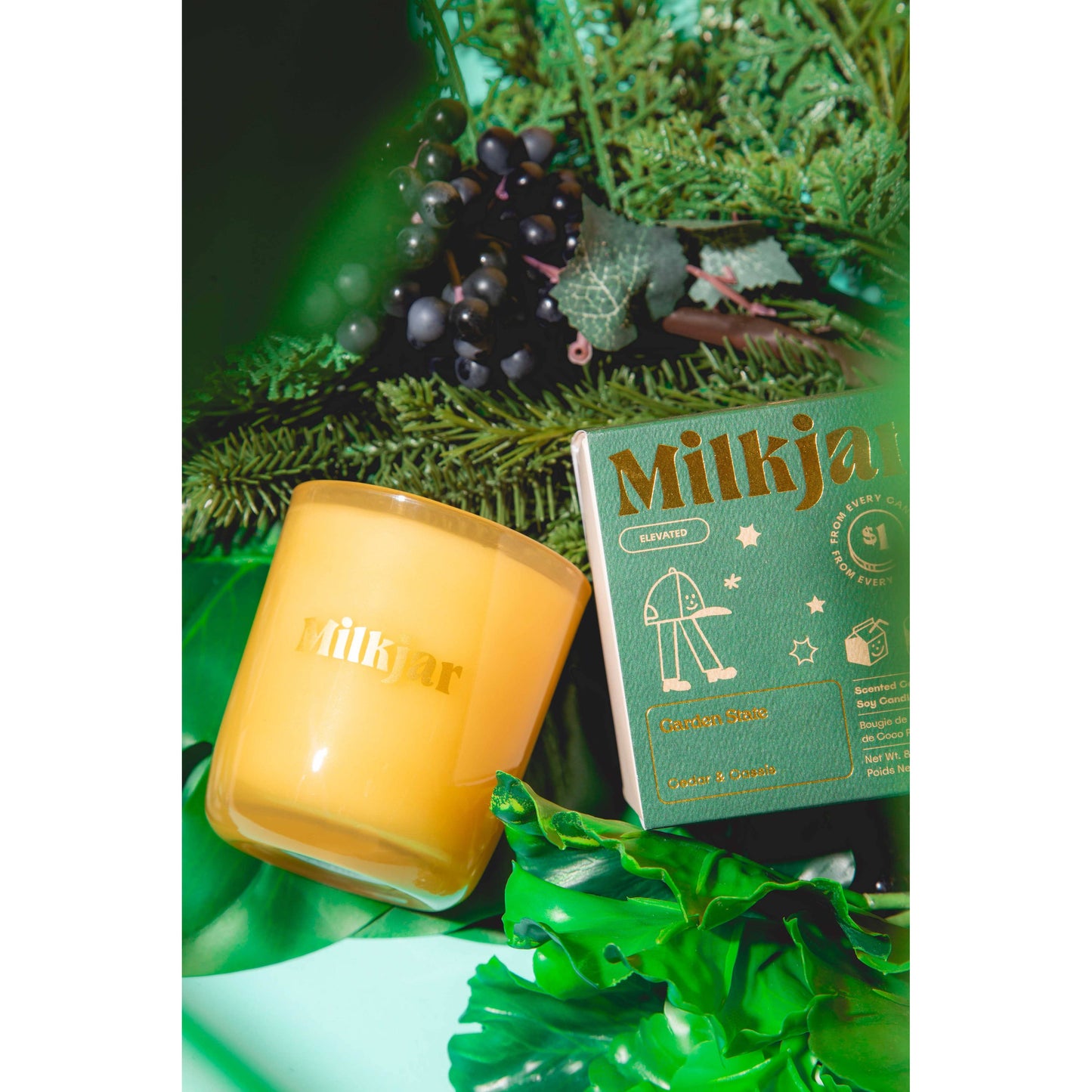 Garden State - Cedar & Cassis Coconut Soy 8oz Candle