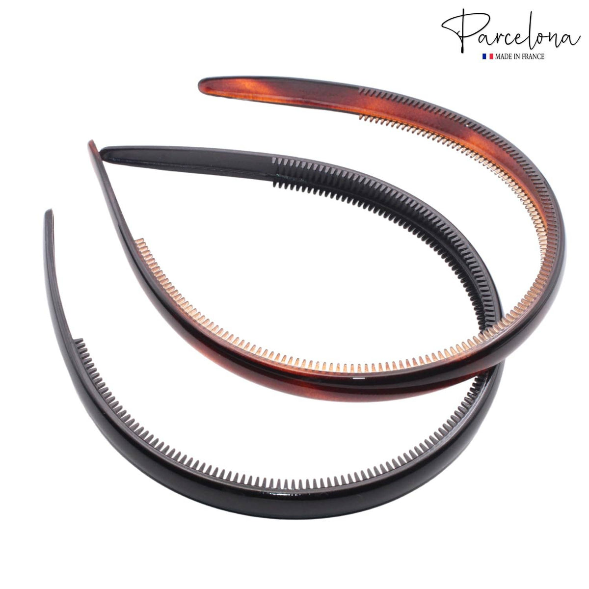 French Reg Shell and Black Hair Headband