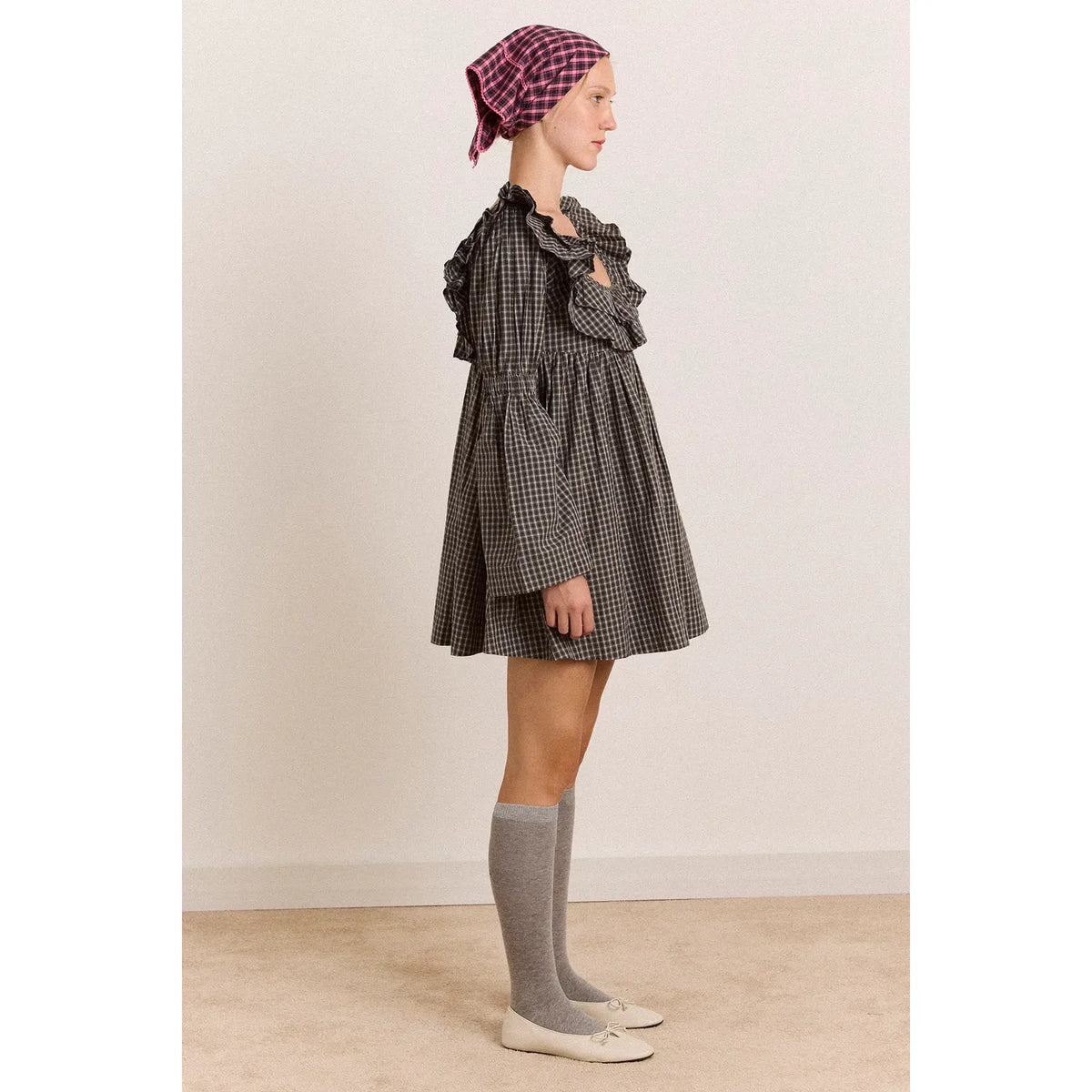 Phoenix Ruffle Mini - Lyra Check