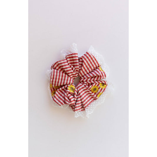 Oversized Sunflower Scrunchie
