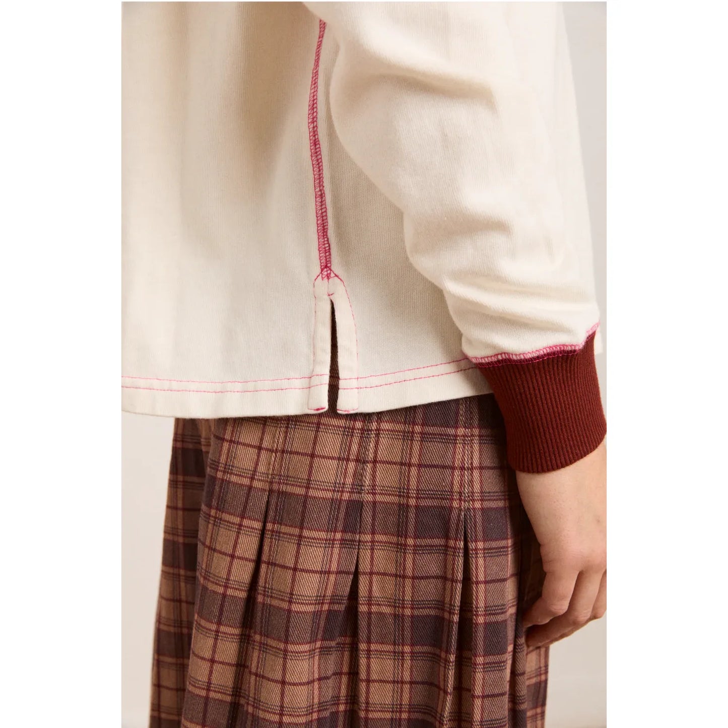 Olina Placement Stripe Rugby