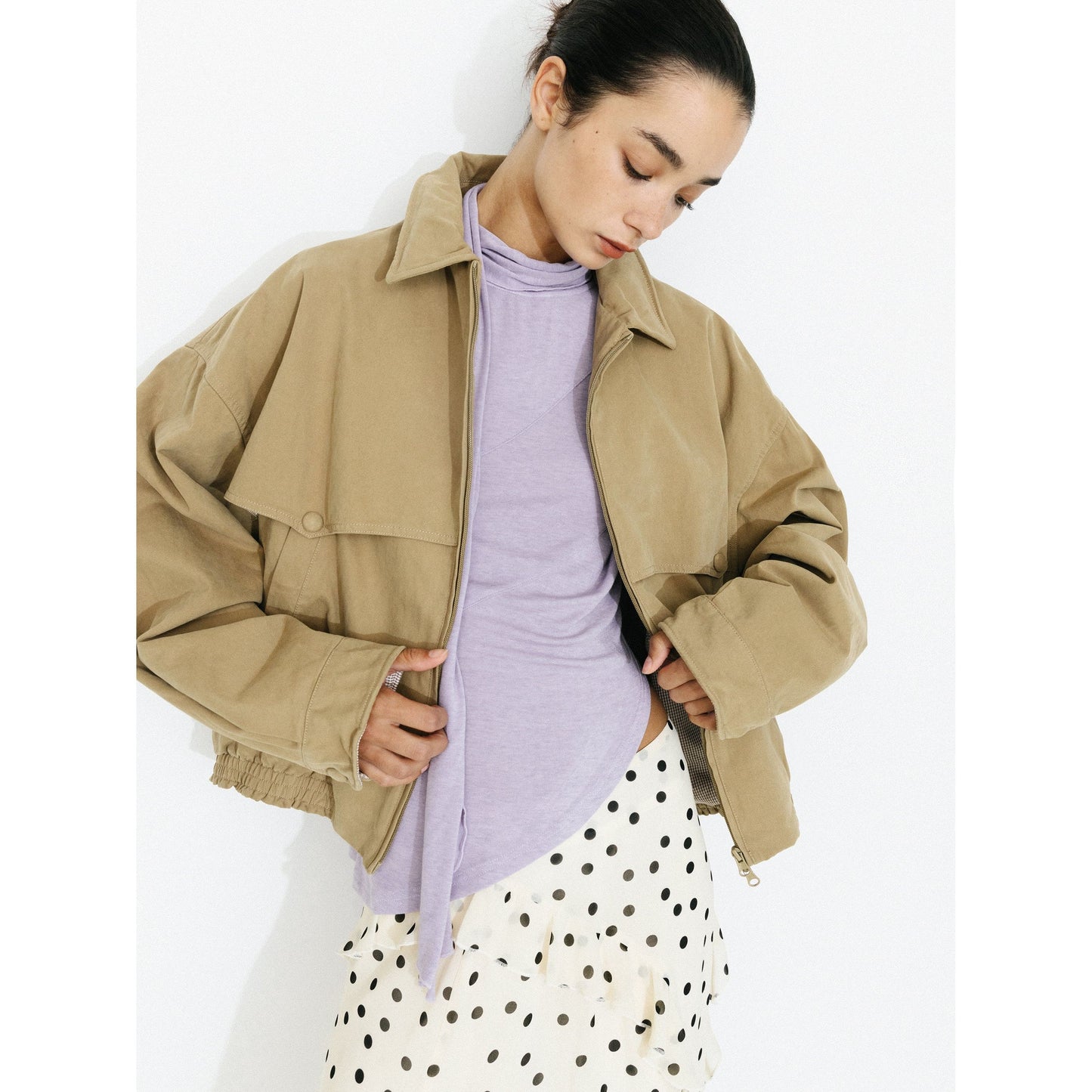 Kayla Collar Casual Jacket