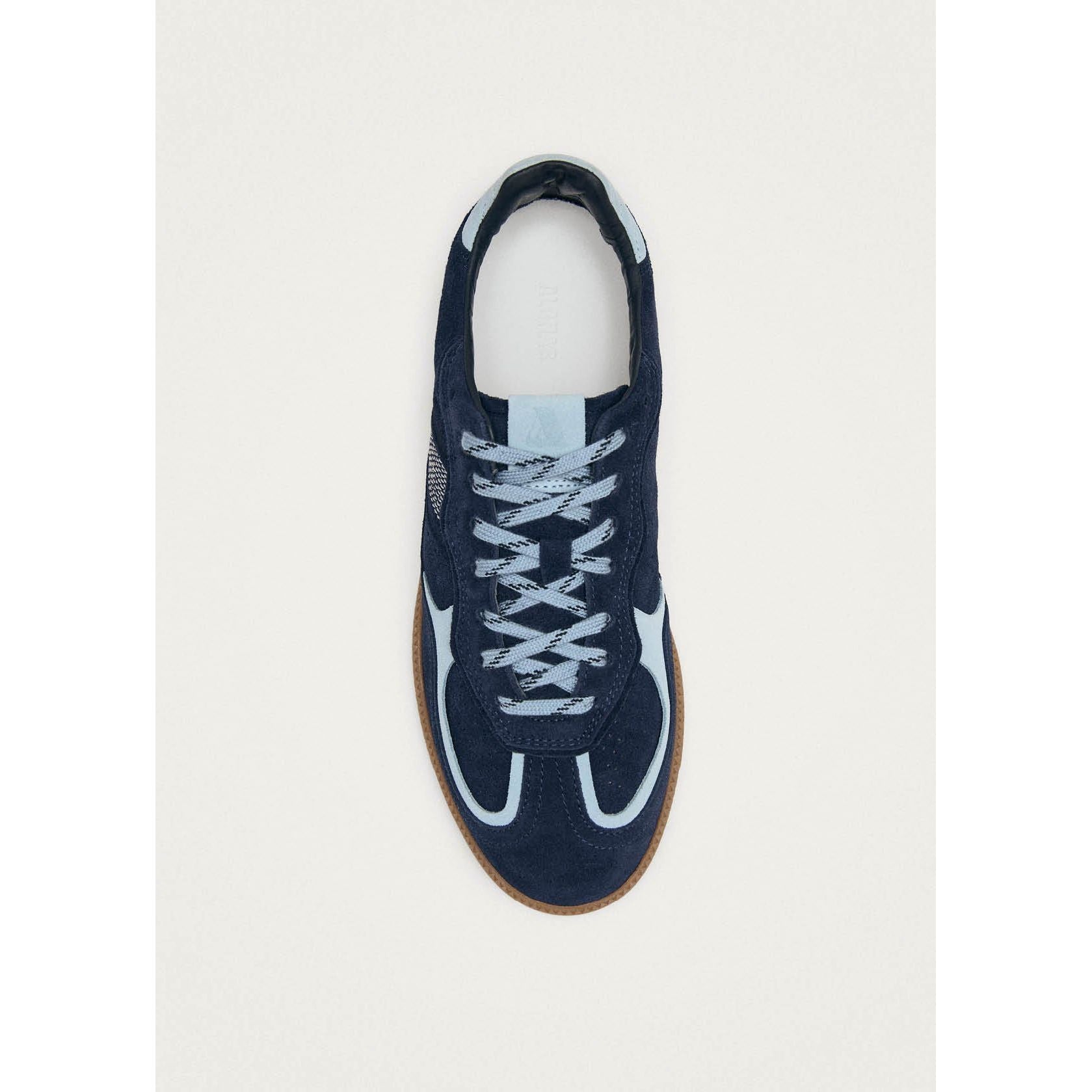 Tb.490 Rife Blue Tones Leather Sneakers